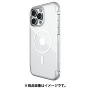 iPhone 15 Pro 対応 ケース Magsafe 対応 耐衝撃 米軍 MIL規格 クリア 耐衝撃ケース アルミ フレーム Air MagSafe シルバー RT_IOPCSAPRM_SV