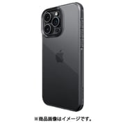 iPhone 15 Pro 対応 ケース 耐衝撃 米軍MIL規格 クリア シンプル スリム スマホケース 衝撃吸収 薄型 透明 密着痕防止 クリアケース Clear スモーク RT_IOPCSPTCL_SM