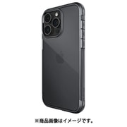 iPhone 15 Pro Max 対応 ケース 耐衝撃 米軍MIL規格 クリア スマホケース 衝撃吸収 傷 保護 薄型 アルミ フレーム クリアケース Air スモーク RT_IOGCSAPAR_SM