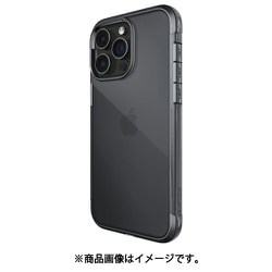 iPhone 15 Pro 対応 ケース 耐衝撃 米軍MIL規格 クリア スマホケース 衝撃吸収 傷 保護 薄型 アルミ フレーム クリアケース Air スモーク RT_IOPCSAPAR_SM