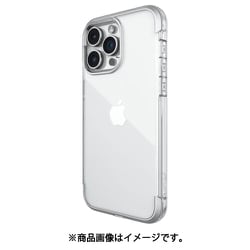 iPhone 15 Pro 対応 ケース 耐衝撃 米軍MIL規格 クリア スマホケース 衝撃吸収 傷 保護 薄型 アルミ フレーム クリアケース Air シルバー RT_IOPCSAPAR_SV