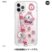 公式 ラインフレンズ ライセンス グッズ スマホ ストラップ ライン キャラクター 落下防止 用 スマホストラップ 薄型 フィンガーホルダー ワイヤレス充電 対応 スマホバンド LINE FRIENDS COLLABORATION B&F PHONE STRAP コニー EL_SPASRFBLF_CN
