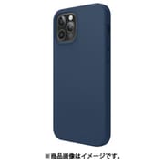 iPhone12Pro/iPhone12 対応 ケース シリコン 携帯ケース 薄型 スリム ソフト カバー 耐衝撃 衝撃 吸収 指紋 防止 SILICONE CASE ジーンインディゴ EL_ILMCSSCS2_JI