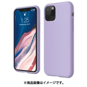 iPhone 11 Pro 対応 ケース シリコン 薄型 スリム ソフト カバー 耐衝撃 衝撃 吸収 指紋 防止 コーティング/SILICONE CASE ラベンダー EL_IKSCSSCS2_LV