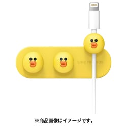 ケーブル 各種 対応 ケーブルホルダー ラインフレンズ 公式 ライセンス グッズ かわいい マグネット ボタン クリップ CABLE MANAGEMENT BUTTON サリー EL_ALLCSBTLN_SA