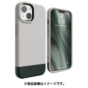 iPhone13 対応 ケース 耐 衝撃 薄い シンプル ハイブリッド スマホケース 耐衝撃 衝撃吸収 薄型 携帯ケース カバー GLIDE CASE ストーン/ダークグリーン EL_IMNCSPTGE_SD