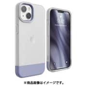 iPhone13 対応 ケース 耐 衝撃 薄い シンプル ハイブリッド スマホケース 耐衝撃 衝撃吸収 薄型 携帯ケース カバー GLIDE CASE トランスパレント/パープル EL_IMNCSPTGE_TP