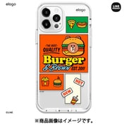 iPhone12Pro iPhone12 対応 ケース ラインフレンズ 公式 ライセンス 商品 クリア カバー 可愛い LINEフレンズ スマホケース LINE FRIENDS BURGER TIME ブラウン EL_ILMCSPTFP_BR