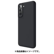 Galaxy S21 5G 対応 ケース 耐衝撃 薄型 シリコン スマホケース 衝撃 吸収 スリム 携帯ケース SILICONE CASE ブラック EL_GSSCSSCS2_BK