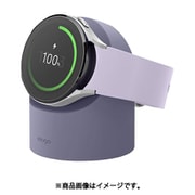 Galaxy Watch 充電器 対応 スタンド シリコン おやすみモード対応 ギャラクシーウォッチ アクセサリー シンプル おやすみモード 対応 シリコンスタンド GW2 STAND ラベンダー EL_GW5STSCG2_LV