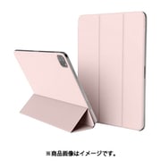 iPad Pro 11 2022 2021 2020 対応 スタンド ケース カバー 強力 マグネット 式 角度調整 可能/2段階 角度 変更 背面 保護 マグネットスタンド MAGNET FOLIO サンドピンク EL_P11CSPLMF_PK