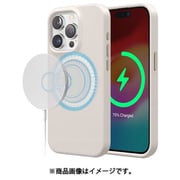 iPhone 15 Pro 対応 ケース Magsafe 対応 シリコン 耐衝撃ケース 手触り サラサラ 傷 指紋 防止 耐衝撃 マグセーフ スマホケース MagSafe SOFT SILICONE CASE ストーン EL_IOPCSSCMS_ST