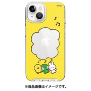 iPhone14 対応 ケース ラインフレンズ 公式ライセンス キャラクター グッズ 耐衝撃 クリア スマホケース LINE FRIENDS B&F minini イエロー EL_INNCSPTNP_YE