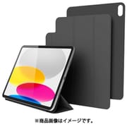 iPad 11 A16 2025 10.9 対応 ケース スタンド カバー 強力 マグネット 式 角度調整 可能 iPadスタンド 2段階 角度 変更 背面 保護 マグネットスタンド MAGNET FOLIO ダークグレー EL_PD5CSPLMF_DG