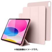 iPad 11 A16 2025 10.9 対応 ケース スタンド カバー 強力 マグネット 式 角度調整 可能 iPadスタンド 2段階 角度 変更 背面 保護 マグネットスタンド MAGNET FOLIO サンドピンク EL_PD5CSPLMF_PK