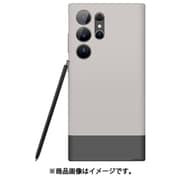 Galaxy S23 Ultra 5G 対応 ケース カバー 耐 衝撃 衝撃吸収 シンプル スマホケース 耐衝撃 薄型 スマホカバー TPU おしゃれ スリム ソフト 耐衝撃ケース GLIDE CASE ストーン/ダークグレー EL_G3LCSPTGE_SG