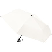 TU-0002-044 [折りたたみ傘 晴雨兼用 自動開閉式 遮光 スムーズ収納タイプ 53cm オフホワイト]