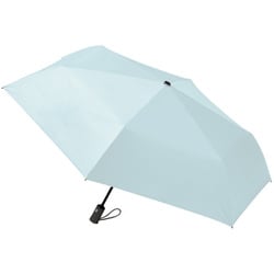 折りたたみ傘 晴雨兼用 自動開閉式 遮光 スムーズ収納タイプ 53cm スモークブルー TU-0002-041