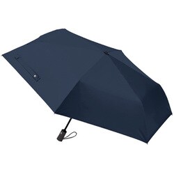 折りたたみ傘 晴雨兼用 自動開閉式 遮光 スムーズ収納タイプ 53cm ネイビー TU-0002-006