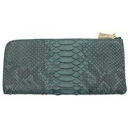 RDOP277CGN [L字ファスナー財布 Green パイソン]