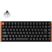 パソコン用キーボード Bluetooth 日本語配列 茶軸 ブラック K2M-G8W-JIS