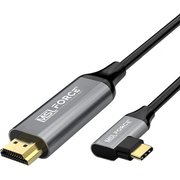 HDMI(オス)/USB-C(オス)L字ケーブル uc0120-60L-1.8m