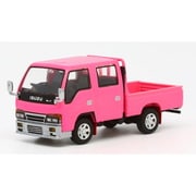 T66638 1/64 いすゞ エルフ（ELF） ダブルキャブ カスタムバージョン ピンク RHD [ダイキャストミニカー]