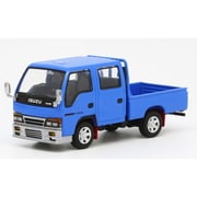 T66641 1/64 いすゞ エルフ・エヌエイチアール ダブルキャブ カスタムバージョン ブルー LHD [ダイキャストミニカー]