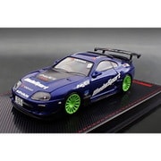 IG3843 1/64 Toyota Supra （JZA80） RZ Blue Metallic [ダイキャストミニカー]