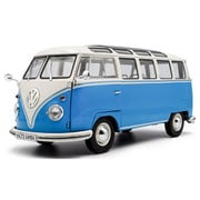 S1813401 1/18 フォルクスワーゲン T1 サンバ バス 1962 ブルー/ホワイト [ダイキャストミニカー]