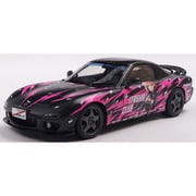 S1810605 1/18 マツダ RX-7 （FD3S） ソリドワークス 痛車 1999 ブラック/ピンク [ダイキャストミニカー]