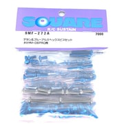 SMF-272A タミヤ M-06 用 ヘックスビスセット チタン＆ブルー [ラジコン用パーツ]