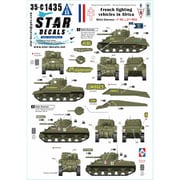 SD35-C1435 1/35 WWII アフリカのフランス軍戦闘車両 #5 第1胸甲騎兵連隊/第2アフリカ騎兵連隊のM4A4シャーマン 1943/44年 [プラモデル用品]