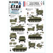 SD35-C1436 1/35 WWII アフリカのフランス軍戦闘車両 #6 第62砲兵連隊/第7アフリカ騎兵連隊のM7プリースト/M10駆逐戦車 [プラモデル用品]