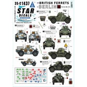 SD35-C1437 1/35 現用 ベルリン旅団のイギリス軍フェレットMk.2/3 [プラモデル用品]