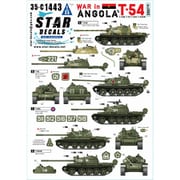 SD35-C1443 1/35 現用 アンゴラ内戦 #2 MPLA/FAPLAのT-54B/T-55/T-55A/T-55AM 戦車 1970-80年代 [プラモデル用品]
