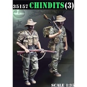 B6-35157 1/35 WWII イギリス チンディット特殊部隊セット #3 2体入 [組立式プラスチックモデル]