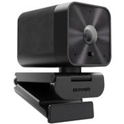 CAM G Webカメラ 400万画素 QHD 1440P(30fps)対応 歪みのない80°広角視野 ブラック CAM-G-QHD-4M30-BK