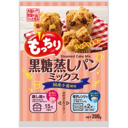もっちり黒糖蒸しパンミックス（国産小麦使用） 200g