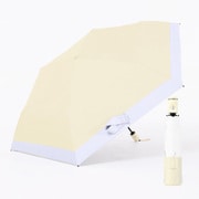 life-170-2ye [折りたたみ傘 日傘 晴雨兼用 形状記憶仕様 ワンタッチ開閉 軽量 52cm 6本骨 ツートンイエロー]