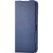 PM-S251PLFUJNV [AQUOS wish5 （SH-52F） ケース レザー 手帳型 マグネット フラップ 衝撃吸収 超軽量 薄型 ストラップホール付 スタンド機能付 花柄 UltraSlim ネイビー]