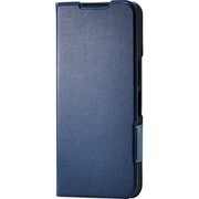 PM-S251PLFUNV [AQUOS wish5 （SH-52F） ケース レザー 手帳型 マグネット フラップ 衝撃吸収 超軽量 薄型 スタンド機能付 UltraSlim ネイビー]