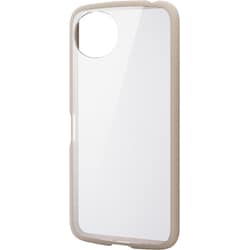 PM-S251TSLFCBE [AQUOS wish5 （SH-52F） ケース ハイブリッド 衝撃吸収 軽量 薄型 カメラレンズ保護設計 ストラップホールシート付 TOUGH SLIM LITE カフェオレ]