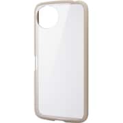 PM-S251TSLFCBE [AQUOS wish5 （SH-52F） ケース ハイブリッド 衝撃吸収 軽量 薄型 カメラレンズ保護設計 ストラップホールシート付 TOUGH SLIM LITE カフェオレ]