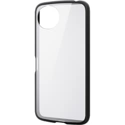 PM-S251TSLFCBK [AQUOS wish5 （SH-52F） ケース ハイブリッド 衝撃吸収 軽量 薄型 カメラレンズ保護設計 ストラップホールシート付 TOUGH SLIM LITE ブラック]