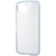 AQUOS wish5 （SH-52F） ケース ハイブリッド 衝撃吸収 軽量 薄型 カメラレンズ保護設計 ストラップホールシート付 TOUGH SLIM LITE ライトブルー PM-S251TSLFCBU