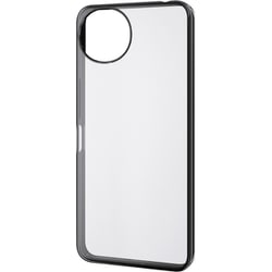 PM-S251UCTMBK [AQUOS wish5 （SH-52F） ケース ソフト カメラレンズ保護設計 メタリックブラック]