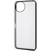 AQUOS wish5 （SH-52F） ケース ソフト カメラレンズ保護設計 メタリックブラック PM-S251UCTMBK