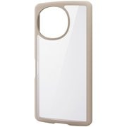 AQUOS R10 （SH-51F） ケース ハイブリッド 衝撃吸収 軽量 薄型 カメラレンズ保護設計 ストラップホールシート付 TOUGH SLIM LITE カフェオレ PM-S252TSLFCBE