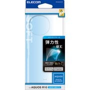 PM-S252UCTCR [AQUOS R10 （SH-51F） ケース ソフト 薄型 カメラレンズ保護設計 ストラップホール付 クリア]